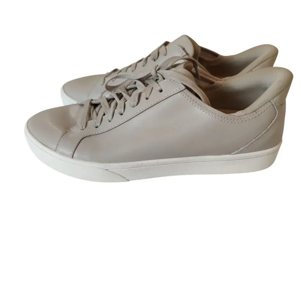 Kizik Irvine Plus Women's Sz 9.5 Tan Hands Free Slip On Step In Shoes Sneakers